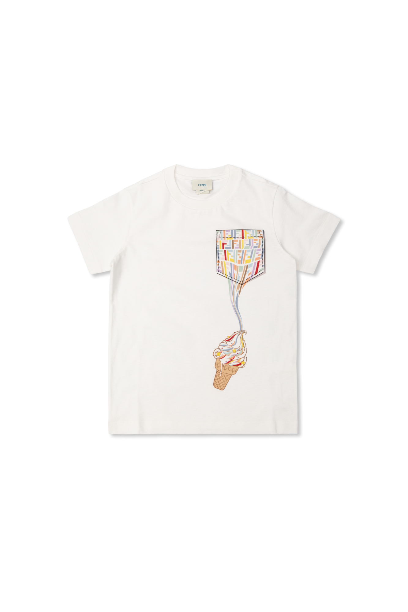Fendi Kids T-shirt with colorful print | Kids's | Vitkac